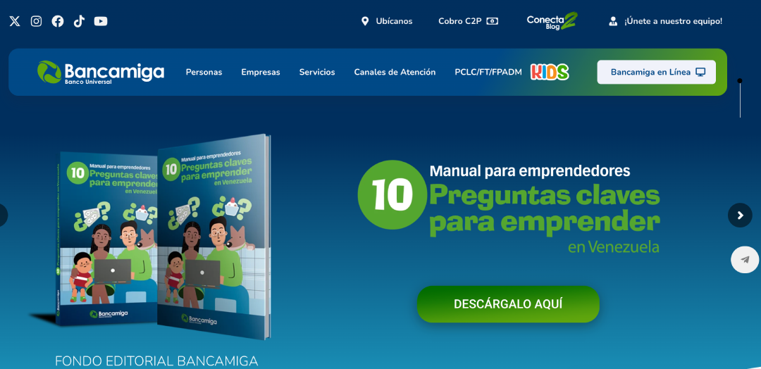 Alianza estratégica entre Bancamiga y Fedeindustria impulsará el crecimiento industrial en el país